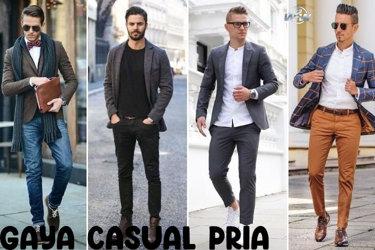 Gaya casual pria